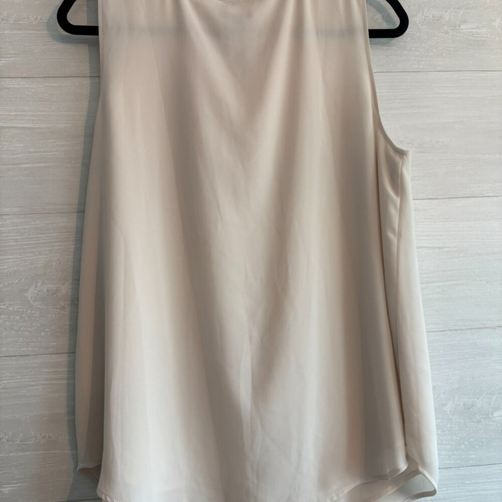 Ann Taylor chic beige sleveeless Large - Picture 6 of 6